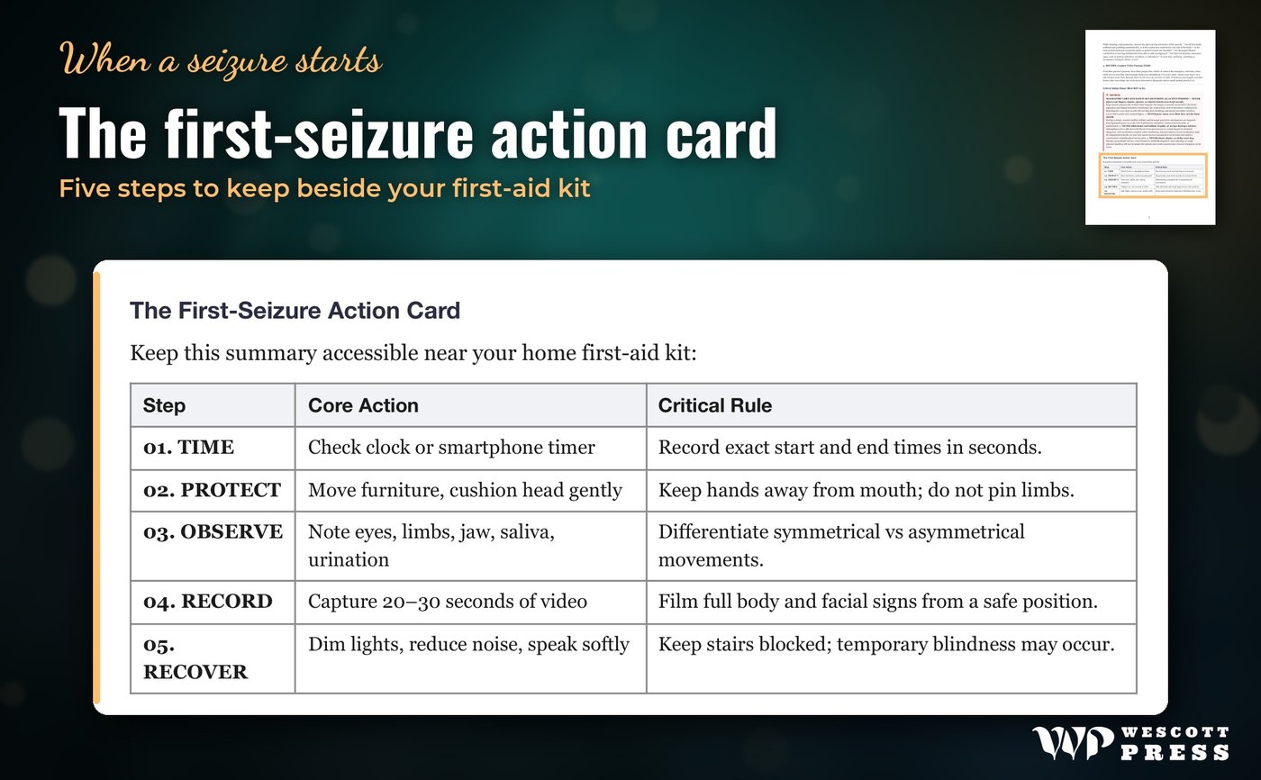 The first-seizure action card