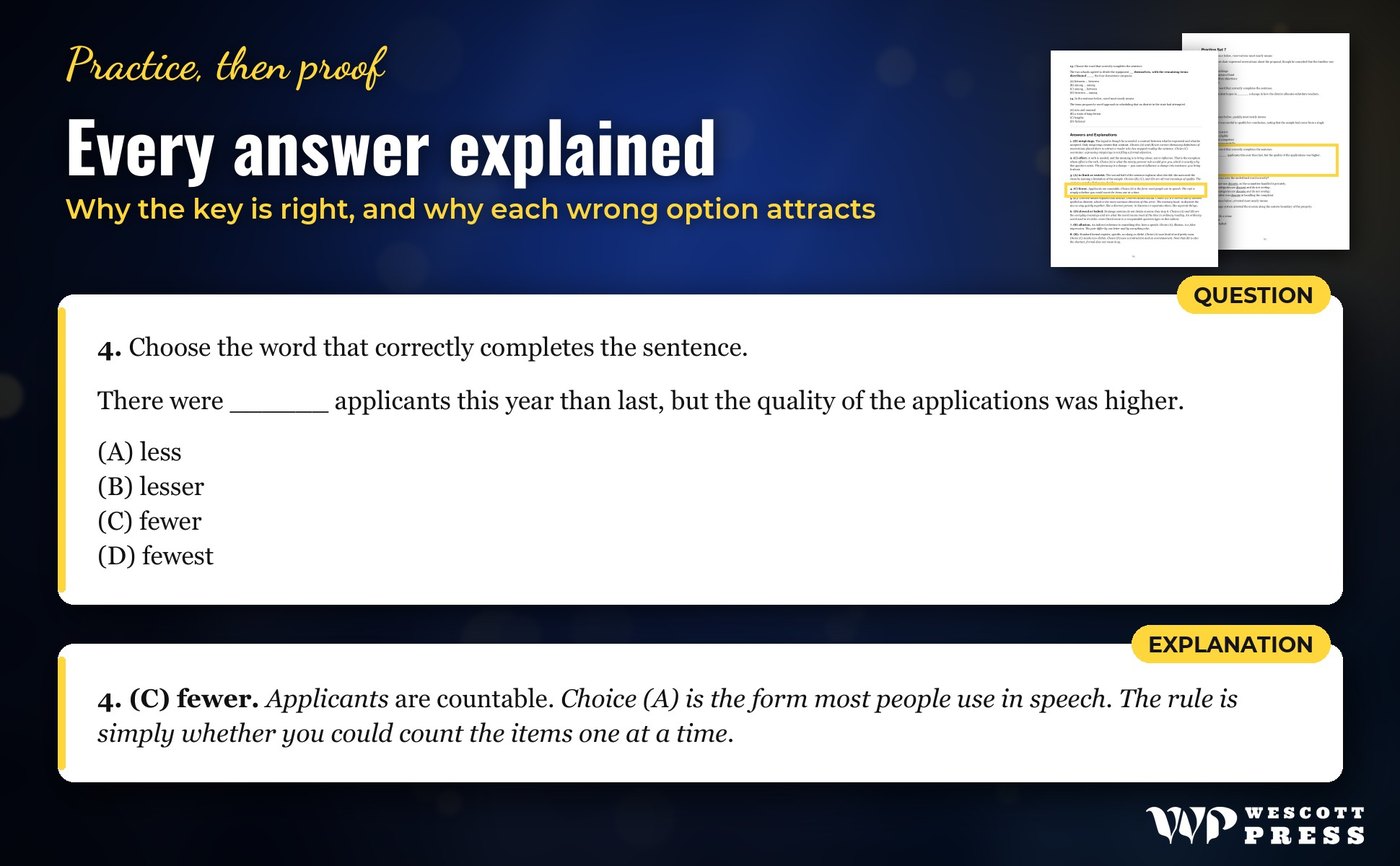 Every answer explained