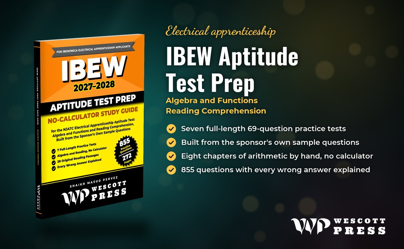 The two tests the aptitude battery actually has