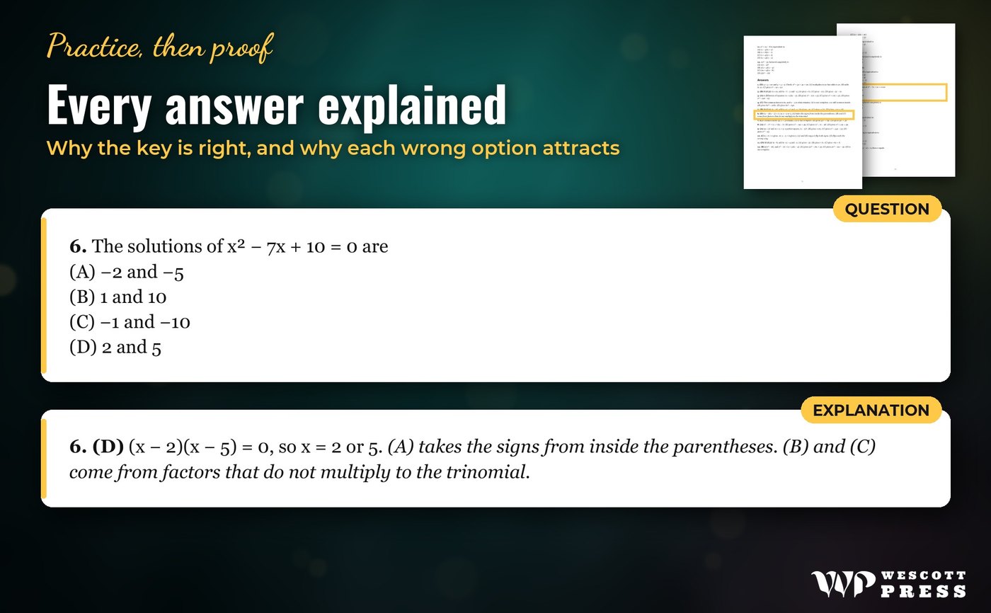 Every answer explained