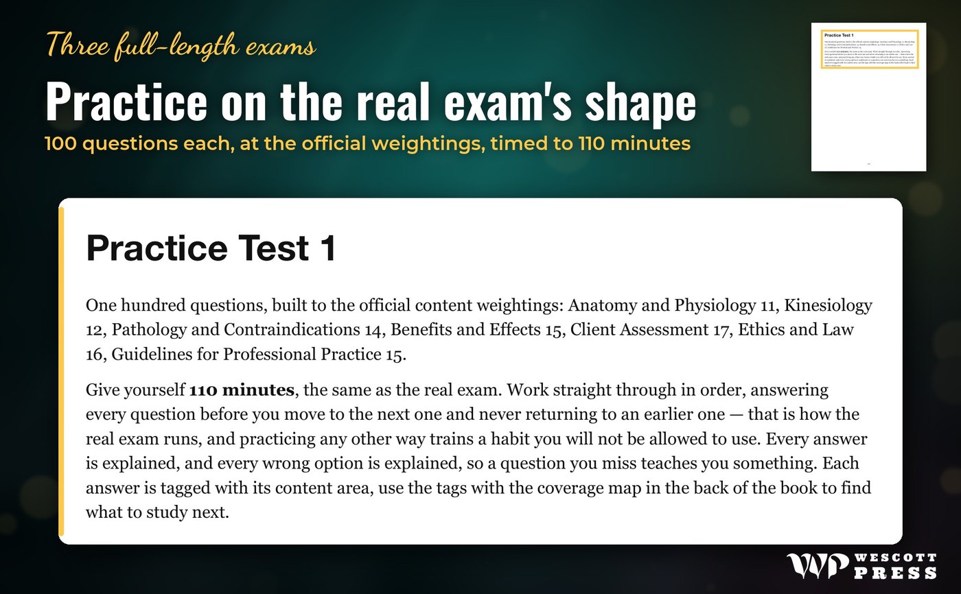 Practice on the real exam's shape