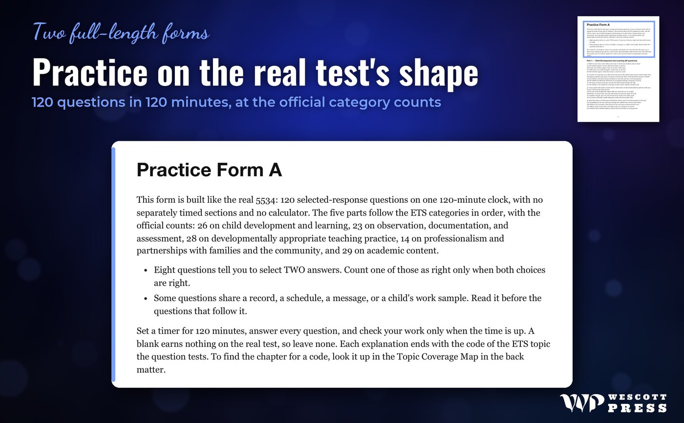 Practice on the real test's shape