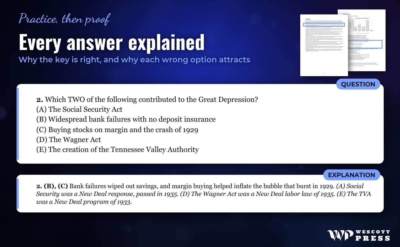 Every answer explained