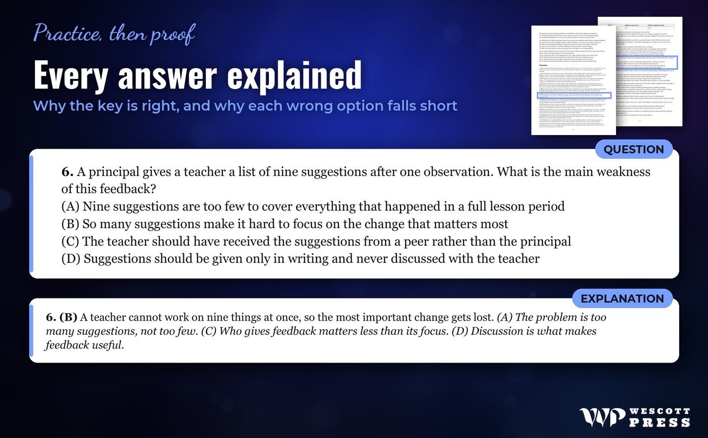 Every answer explained