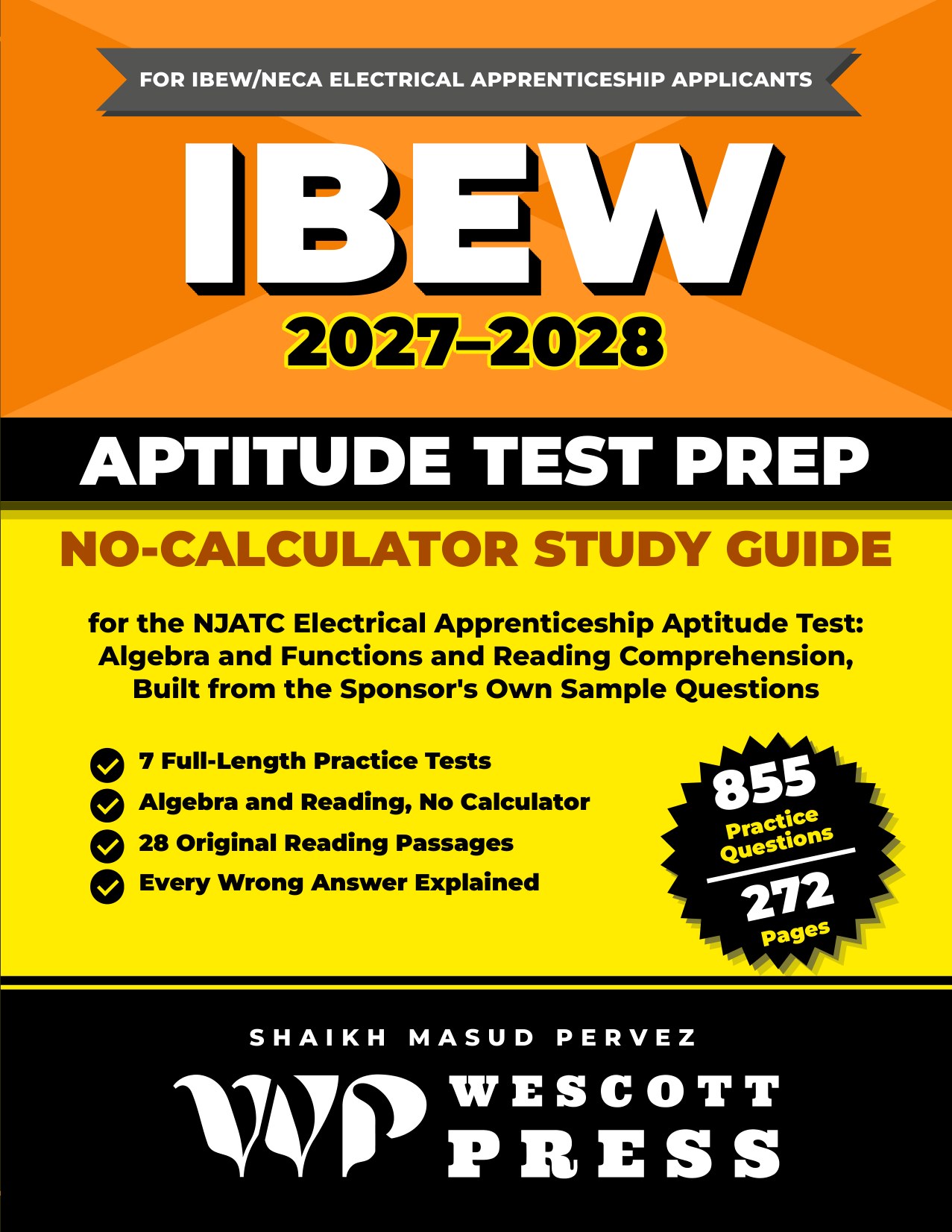 IBEW Aptitude Test Prep 2027-2028 cover