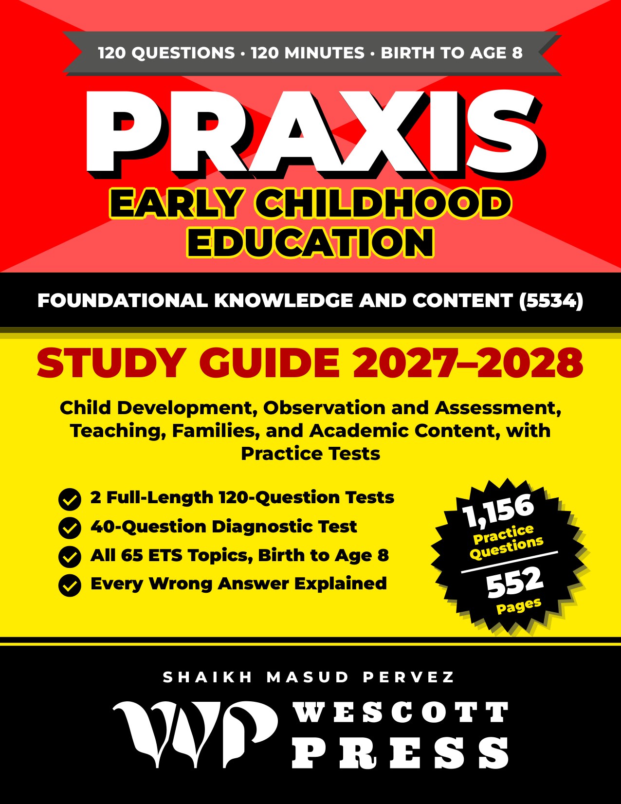 Praxis Early Childhood Education: Foundational Knowledge and Content (5534) Study Guide cover