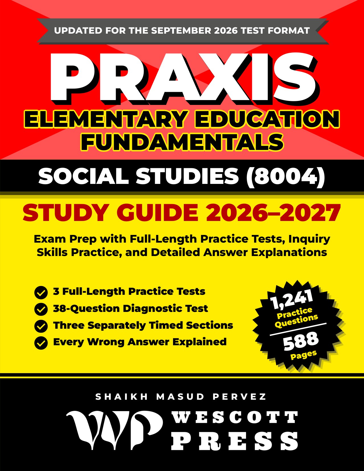 Praxis Elementary Education Fundamentals: Social Studies (8004) Study Guide 2026–2027 cover